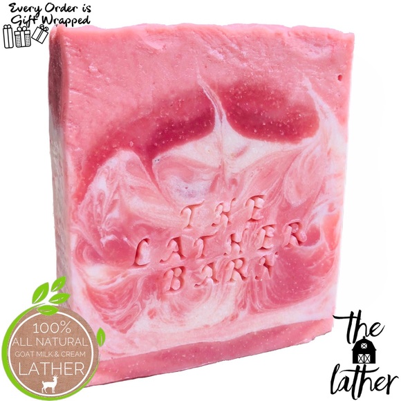 THE LATHER BARN Other - ROSE SANDALWOOD GOAT MILK & CREAM ESSENTIAL LATHER